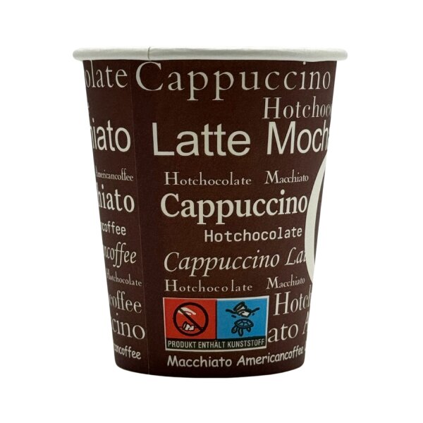 Kaffeebecher -Hot Cup- 0,2l/8oz Packung