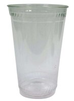 Smoothie-Becher (Clear Cups), 500ml/20oz - 100% rPET Karton