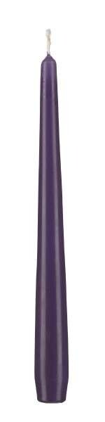 Spitzkerzen, violett, 24,5cm Karton