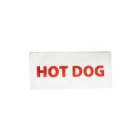 Hot-Dog-T&uuml;ten, Snackt&uuml;ten, wei&szlig; mit...