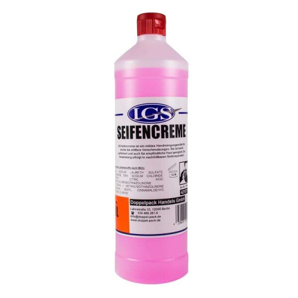 Seifencreme -Rosa-, 12 x 1 Liter