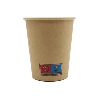 Kaffeebecher -Brown Cup-, braun, 0,2l/8oz Packung