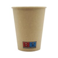 Kaffeebecher -Brown Cup-, braun, 0,3l/12oz Packung