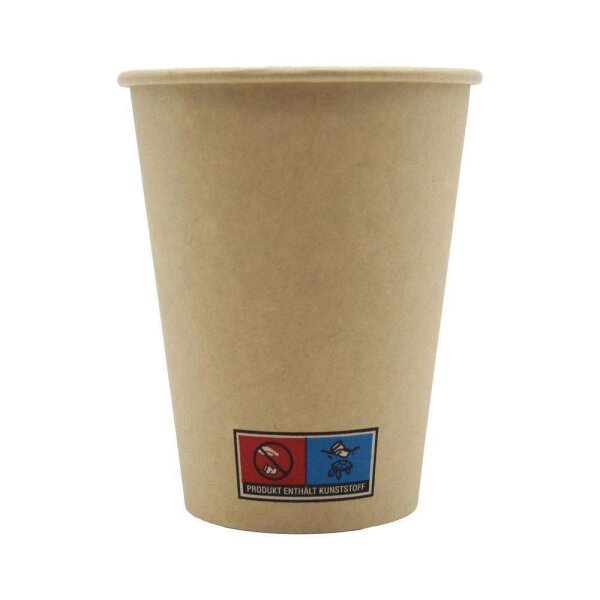 Kaffeebecher -Brown Cup-, braun, 0,3l/12oz Karton