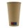 Kaffeebecher -Brown Cup-, braun, 0,4l/16oz Packung