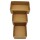 Tetris Schale Snackschale S, Wellpappe, braun, 10x7,5x4,5cm Packung