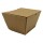 Foodbox D-Box Double, Wellpappe, braun, 12,5x12x11cm Karton
