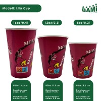 Kaffeebecher -Lila Cup- 0,2l/8oz