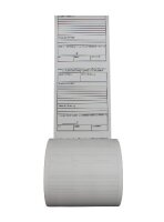 Thermorollen für Kassen mit Bewirtungsaufschrift, 80mm breit, 80m, K=13,3mm Karton