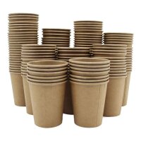 Kaffeebecher -Brown Cup-, braun, 0,2l/8oz -SP- Packung