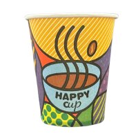 Kaffeebecher -Happy Cup- 0,3l/12oz Packung
