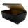 Lunchbox Medium, Vollpappe, schwarz, 21,5x12x7,5cm Muster