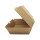 Lunchbox Medium PLUS, Wellpappe, braun, 23,5x12x9cm Muster