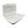 Lunchbox Large, Zuckerrohr, weiß, 23,2x15,7x8cm
