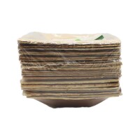 Schale aus Palmblatt, quadratisch, 16x16x4,5cm Packung